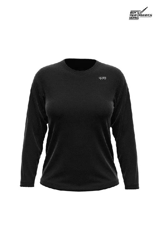 Traverse Long Sleeve Jersey - Black - Women's