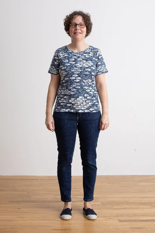 Women's Austin Top - Under The Sea Navy