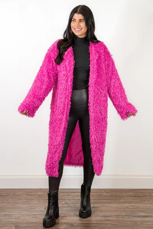 Fur Perfection Hot Pink Jacket