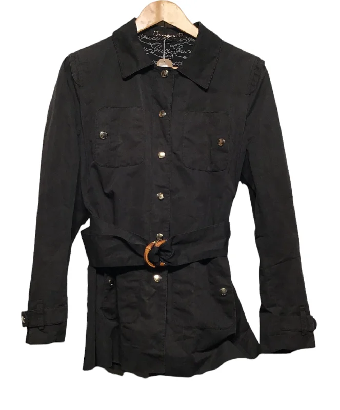 Gucci Jacket with Classic Wooden Buckle (Size S)