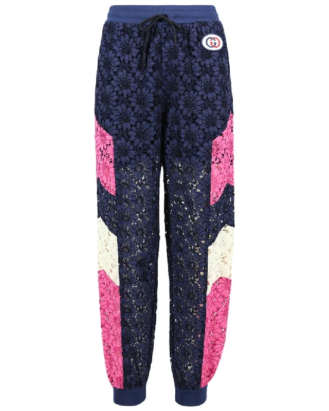 Gucci Lace & Intarsia Pant