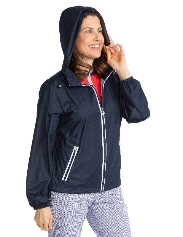 Pack and Play Lightweight Golf Jacket - Navy Blue - FINAL SALE