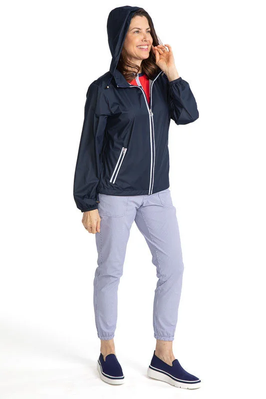 Pack and Play Lightweight Golf Jacket - Navy Blue - FINAL SALE