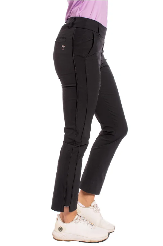 Black Stretch Ankle Pant