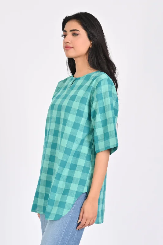 CHECKERED OVERSIZED SHIRT