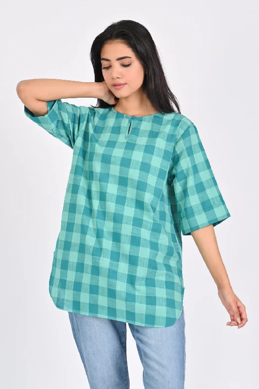 CHECKERED OVERSIZED SHIRT