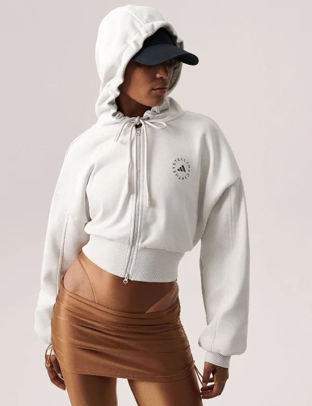 Sportswear Cropped Hoodie - Chalk Pearl