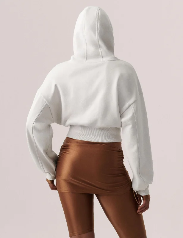 Sportswear Cropped Hoodie - Chalk Pearl