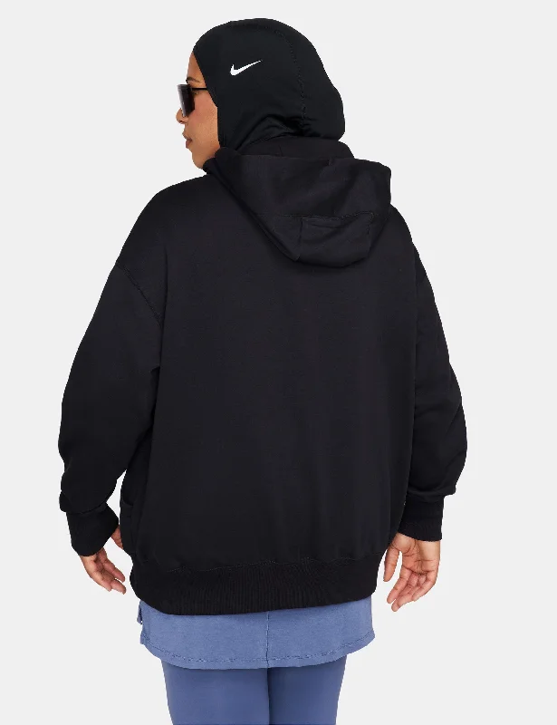 Sportswear Phoenix Fleece Oversized Hoodie - Black/Sail