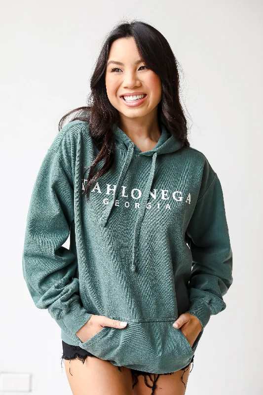 Teal Dahlonega Georgia Hoodie