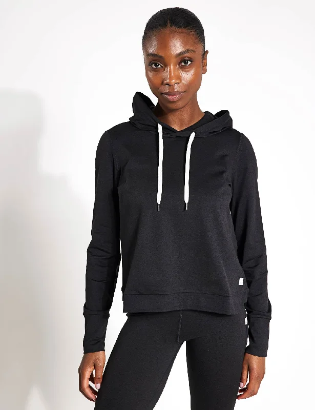 Halo Essential Hoodie - Black Heather