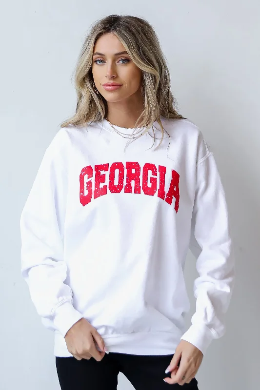 White Georgia Sweatshirt